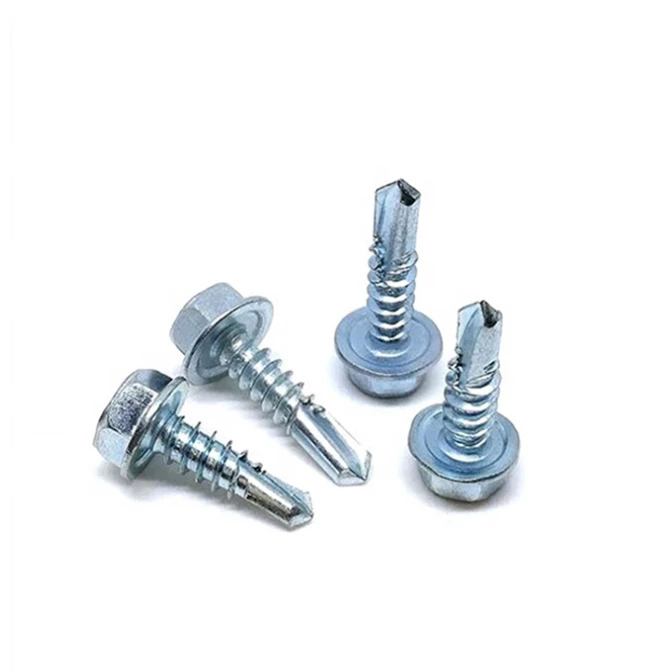 Hex Head Self-Drilling Screws With PVC Washer factory